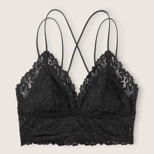 Victoria's Secret Longline Lace Bralette- size L